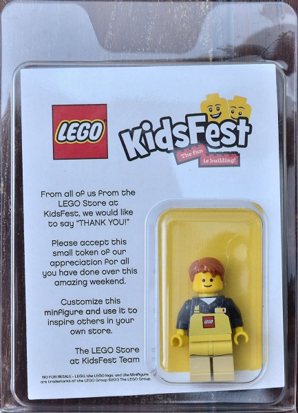 2013 LEGO Kidsfest Exclusive Minifigure (name tag on right)