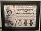 2010 Comic Con Gold and Silver Boba Fett Shadow Box